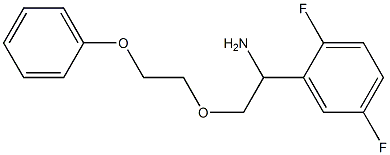 1-(2,5-difluorophenyl)-2-(2-phenoxyethoxy)ethan-1-amine Struktur