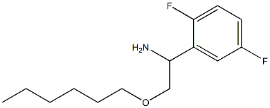 1-(2,5-difluorophenyl)-2-(hexyloxy)ethan-1-amine Struktur