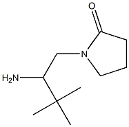 1-(2-amino-3,3-dimethylbutyl)pyrrolidin-2-one Struktur