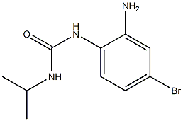 1-(2-amino-4-bromophenyl)-3-propan-2-ylurea Struktur