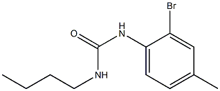 1-(2-bromo-4-methylphenyl)-3-butylurea Struktur