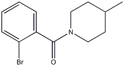 1-(2-bromobenzoyl)-4-methylpiperidine Struktur