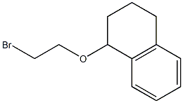 1-(2-bromoethoxy)-1,2,3,4-tetrahydronaphthalene Struktur