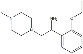 1-(2-ethoxyphenyl)-2-(4-methylpiperazin-1-yl)ethanamine Struktur