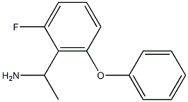 1-(2-fluoro-6-phenoxyphenyl)ethan-1-amine Struktur