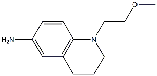 1-(2-methoxyethyl)-1,2,3,4-tetrahydroquinolin-6-amine Struktur