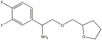 1-(3,4-difluorophenyl)-2-(oxolan-2-ylmethoxy)ethan-1-amine Struktur