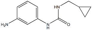 1-(3-aminophenyl)-3-(cyclopropylmethyl)urea Struktur