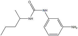 1-(3-aminophenyl)-3-pentan-2-ylurea Struktur