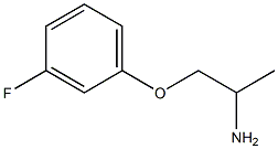 1-(3-fluorophenoxy)propan-2-amine Struktur