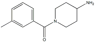 1-(3-methylbenzoyl)piperidin-4-amine Struktur