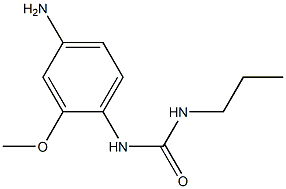 1-(4-amino-2-methoxyphenyl)-3-propylurea Struktur