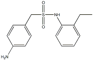 1-(4-aminophenyl)-N-(2-ethylphenyl)methanesulfonamide Struktur