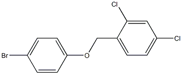 1-(4-bromophenoxymethyl)-2,4-dichlorobenzene Struktur