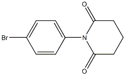 1-(4-bromophenyl)piperidine-2,6-dione Struktur