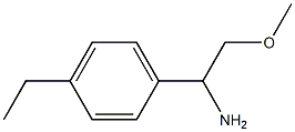 1-(4-ethylphenyl)-2-methoxyethan-1-amine Struktur