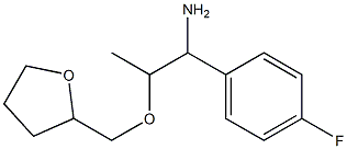 1-(4-fluorophenyl)-2-(oxolan-2-ylmethoxy)propan-1-amine Struktur