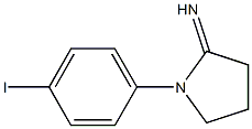 1-(4-iodophenyl)pyrrolidin-2-imine Struktur