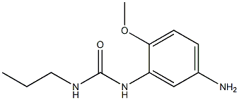 1-(5-amino-2-methoxyphenyl)-3-propylurea Struktur