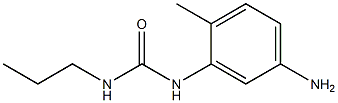 1-(5-amino-2-methylphenyl)-3-propylurea Struktur