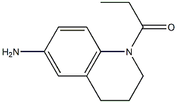 1-(6-amino-1,2,3,4-tetrahydroquinolin-1-yl)propan-1-one Struktur