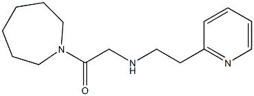 1-(azepan-1-yl)-2-{[2-(pyridin-2-yl)ethyl]amino}ethan-1-one Struktur