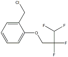 1-(chloromethyl)-2-(2,2,3,3-tetrafluoropropoxy)benzene Struktur