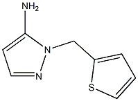 1-(thiophen-2-ylmethyl)-1H-pyrazol-5-amine Struktur