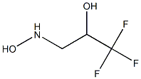 1,1,1-trifluoro-3-(hydroxyamino)propan-2-ol Struktur