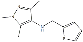 1,3,5-trimethyl-N-(thiophen-2-ylmethyl)-1H-pyrazol-4-amine Struktur