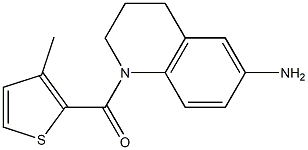 1-[(3-methylthiophen-2-yl)carbonyl]-1,2,3,4-tetrahydroquinolin-6-amine Struktur