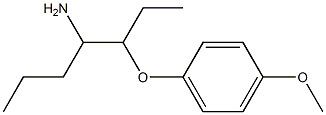 1-[(4-aminoheptan-3-yl)oxy]-4-methoxybenzene Struktur