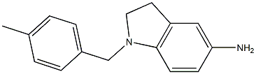 1-[(4-methylphenyl)methyl]-2,3-dihydro-1H-indol-5-amine Struktur