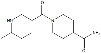 1-[(6-methylpiperidin-3-yl)carbonyl]piperidine-4-carboxamide Struktur