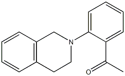 1-[2-(1,2,3,4-tetrahydroisoquinolin-2-yl)phenyl]ethan-1-one Struktur