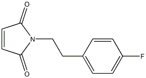 1-[2-(4-fluorophenyl)ethyl]-2,5-dihydro-1H-pyrrole-2,5-dione Struktur