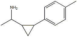 1-[2-(4-methylphenyl)cyclopropyl]ethan-1-amine Struktur