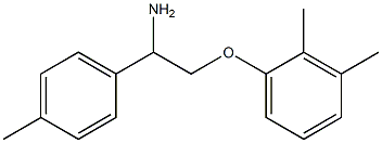 1-[2-amino-2-(4-methylphenyl)ethoxy]-2,3-dimethylbenzene Struktur