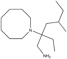 1-[3-(aminomethyl)-5-methylheptan-3-yl]azocane Struktur