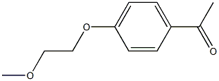 1-[4-(2-methoxyethoxy)phenyl]ethanone Struktur