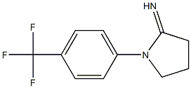 1-[4-(trifluoromethyl)phenyl]pyrrolidin-2-imine Struktur