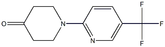 1-[5-(trifluoromethyl)pyridin-2-yl]piperidin-4-one Struktur