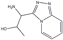 1-amino-1-[1,2,4]triazolo[4,3-a]pyridin-3-ylpropan-2-ol Struktur