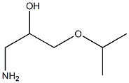 1-amino-3-(propan-2-yloxy)propan-2-ol Structure