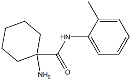 1-amino-N-(2-methylphenyl)cyclohexanecarboxamide Struktur