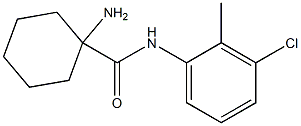 1-amino-N-(3-chloro-2-methylphenyl)cyclohexanecarboxamide Struktur