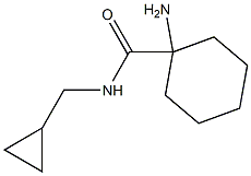 1-amino-N-(cyclopropylmethyl)cyclohexanecarboxamide Struktur