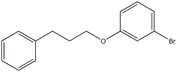 1-bromo-3-(3-phenylpropoxy)benzene Struktur