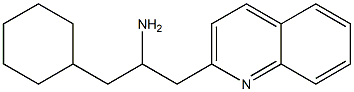 1-cyclohexyl-3-(quinolin-2-yl)propan-2-amine Struktur