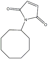 1-cyclooctyl-2,5-dihydro-1H-pyrrole-2,5-dione Struktur